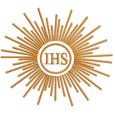 Matriz de matriz Matriz De Bordado Hóstia Consagrada  Ihs